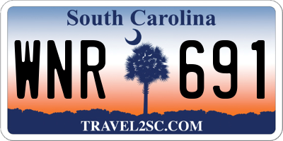 SC license plate WNR691