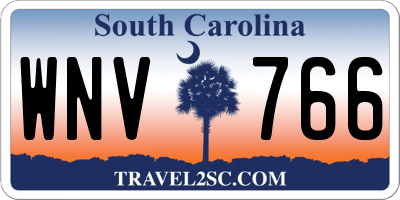 SC license plate WNV766