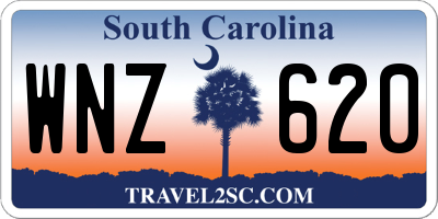 SC license plate WNZ620