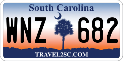 SC license plate WNZ682