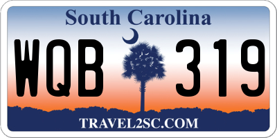SC license plate WQB319