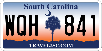 SC license plate WQH841