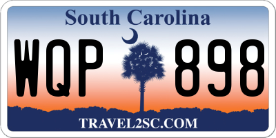 SC license plate WQP898
