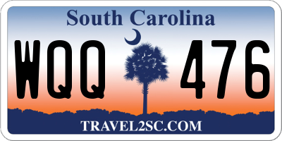 SC license plate WQQ476