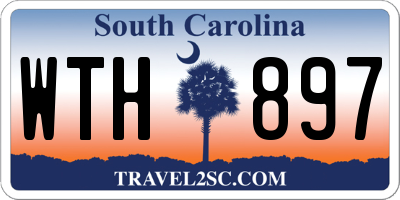 SC license plate WTH897