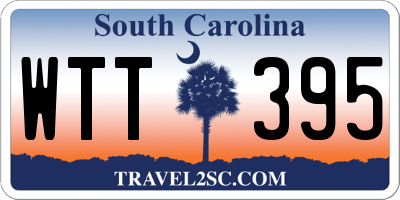 SC license plate WTT395