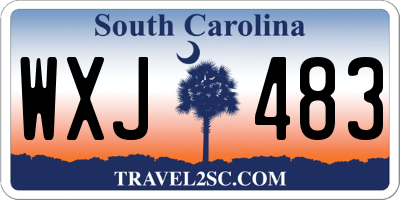 SC license plate WXJ483
