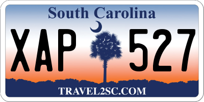SC license plate XAP527