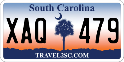 SC license plate XAQ479