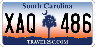 SC license plate XAQ486