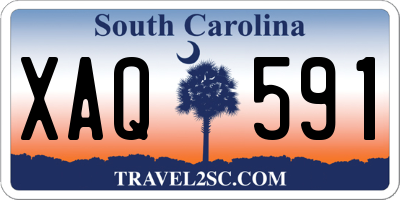 SC license plate XAQ591
