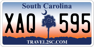 SC license plate XAQ595