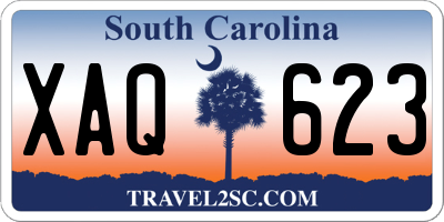 SC license plate XAQ623