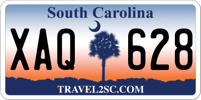 SC license plate XAQ628