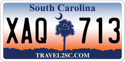 SC license plate XAQ713