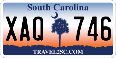 SC license plate XAQ746