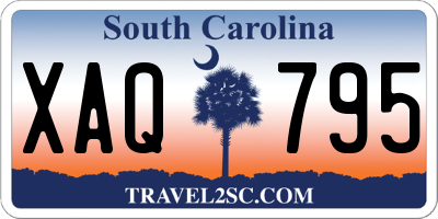 SC license plate XAQ795