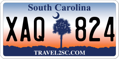 SC license plate XAQ824