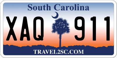SC license plate XAQ911