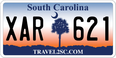 SC license plate XAR621