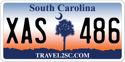 SC license plate XAS486
