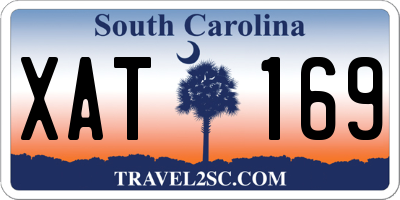 SC license plate XAT169
