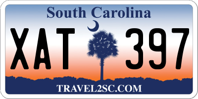 SC license plate XAT397