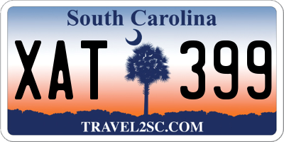 SC license plate XAT399