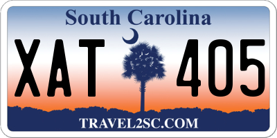SC license plate XAT405