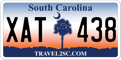SC license plate XAT438