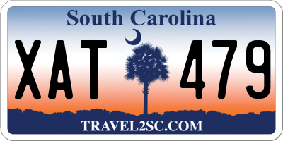SC license plate XAT479