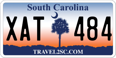 SC license plate XAT484