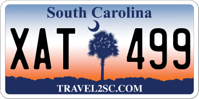 SC license plate XAT499