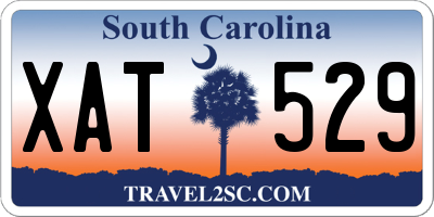 SC license plate XAT529