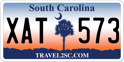 SC license plate XAT573