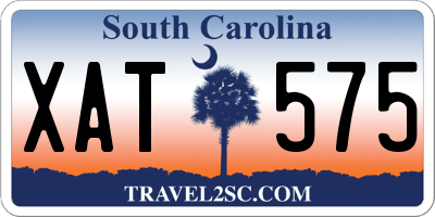 SC license plate XAT575