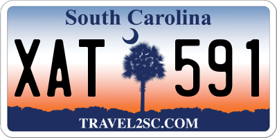SC license plate XAT591