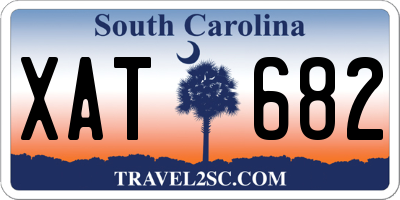 SC license plate XAT682