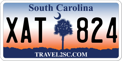 SC license plate XAT824