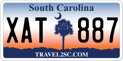 SC license plate XAT887