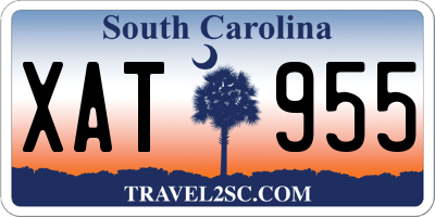 SC license plate XAT955