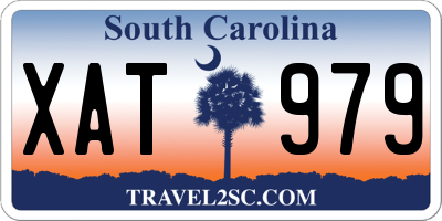 SC license plate XAT979