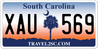 SC license plate XAU569