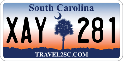 SC license plate XAY281