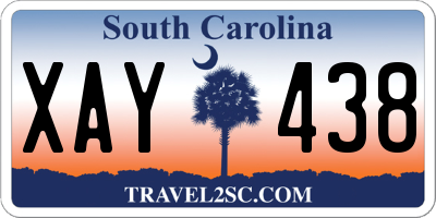 SC license plate XAY438