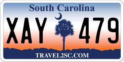 SC license plate XAY479