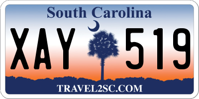 SC license plate XAY519