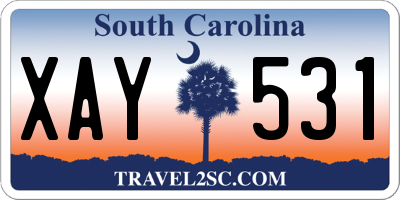 SC license plate XAY531