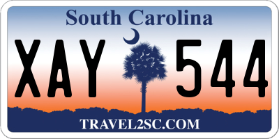 SC license plate XAY544
