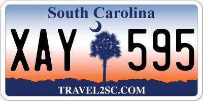 SC license plate XAY595